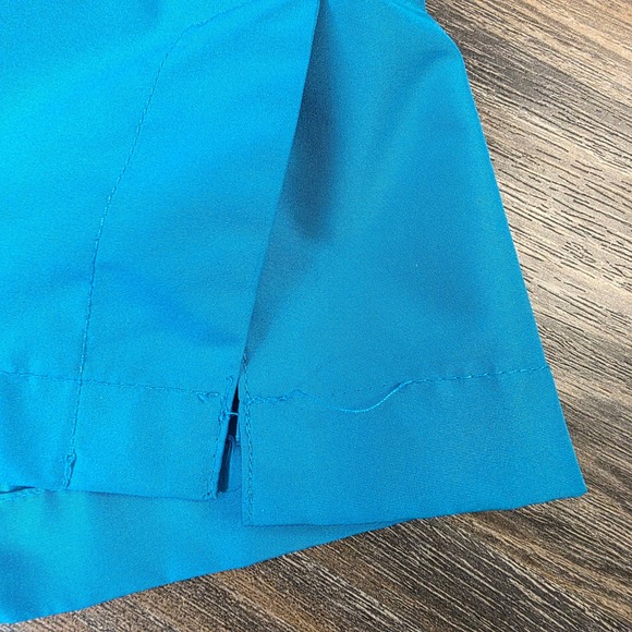 Weather Tamer Women's Teal Blue Trench Coat Belted Water Resistant Size 1X - Picture 6 of 10